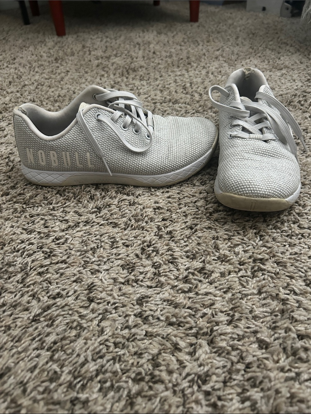 NOBULL Knit Training Sneakers in Light Gray